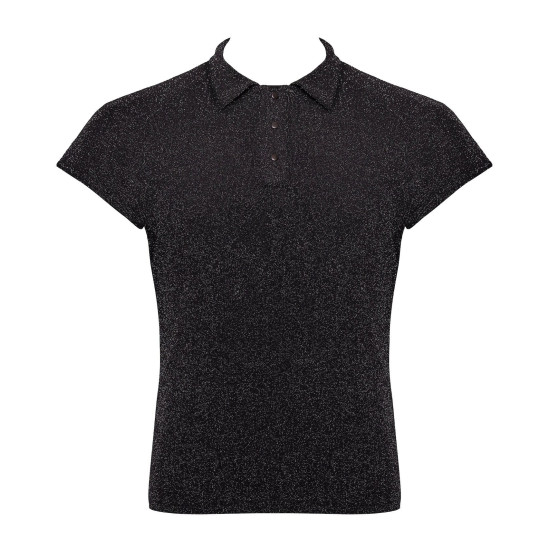 Мужское поло с полупрозрачными вставками Noir Handmade H082 Onyx veil polo, M