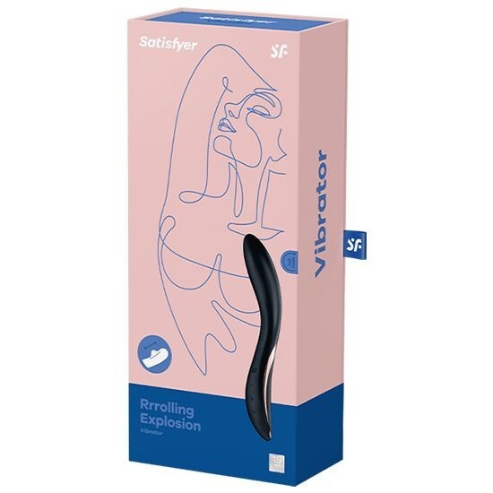 Вібратор, чорний Satisfyer Rrrolling Explosion Black