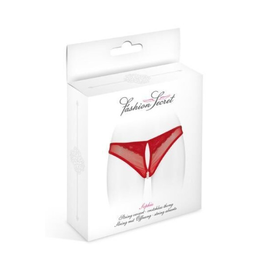 Трусики з перлами і доступом, червоні Fashion Secret Sophie Red