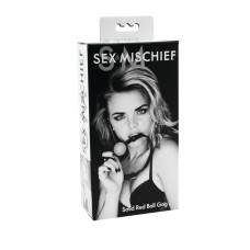Классический кляп с шариком, красный Sex And Mischief Solid Red Ball Gag