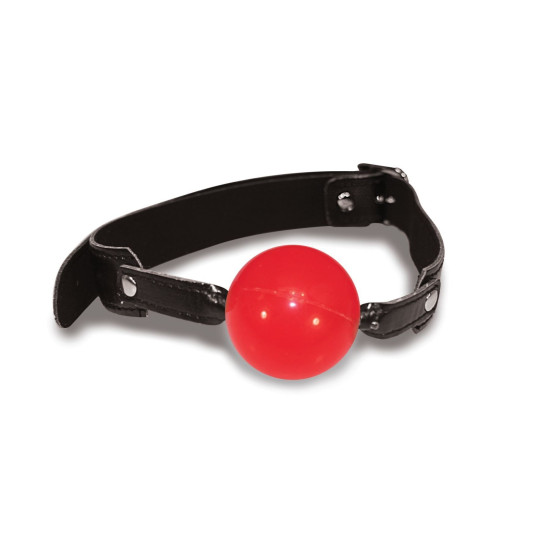 Класичний кляп з кулькою, червоний Sex And Mischief Solid Red Ball Gag