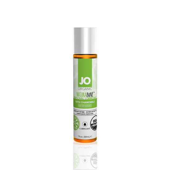 JO NATURALOVE - ORGANIC, 30 ml - смазка на водной основе (распродажа, срок до 08.2025)