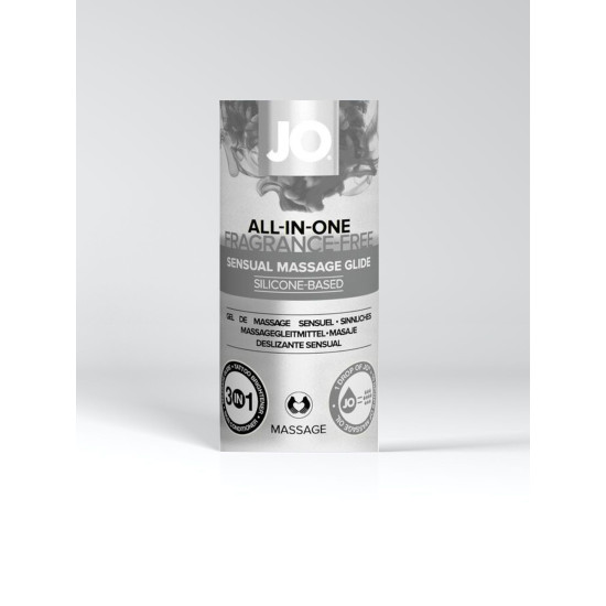 Пробник универсальной массажной смазки без аромата JO All-In-One Massage Glide Fragrance Free, 15 ml