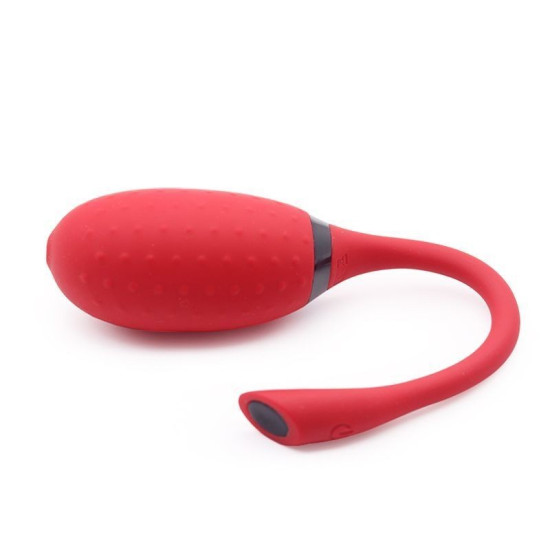 Смарт-віброяйце червоного кольору з глибокою вібрацією Magic Motion Fugu Red
