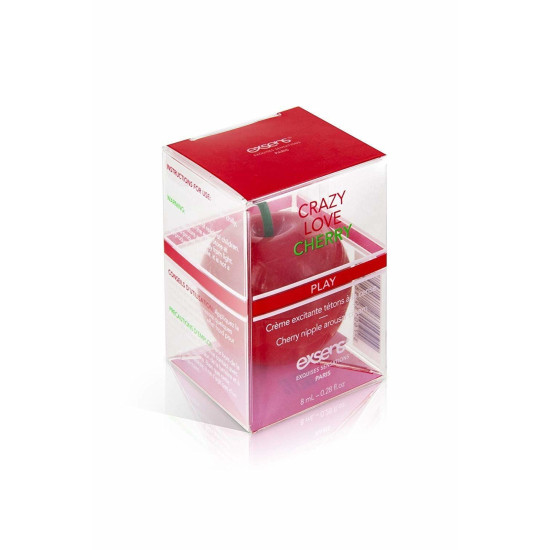 Съедобный возбуждающий крем для сосков со вкусом вишни EXSENS Crazy Love Cherry, 8 ml