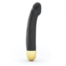 Вибратор для точки G, перезаряжаемый, диаметр 3,7 см, золотой Dorcel Real Vibration M Gold 2.0