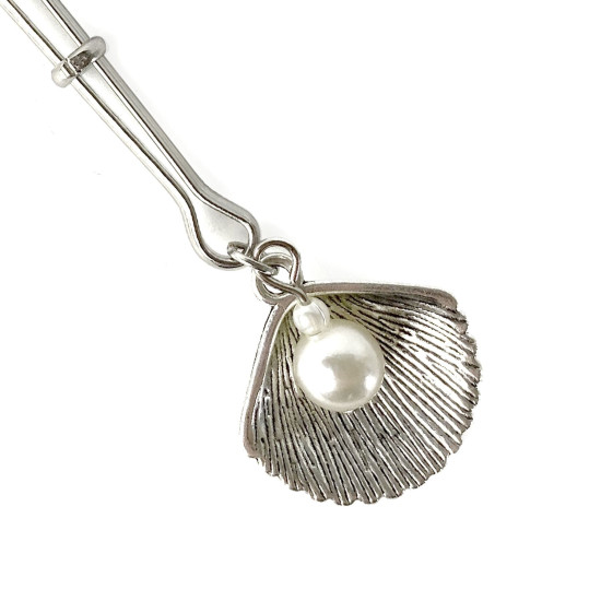 Затискач для клітора Art of Sex Clit Clamp Silver Pearl
