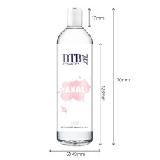 Расслабляющая анальная смазка на водной основе BTB Anal Relax, 250 ml