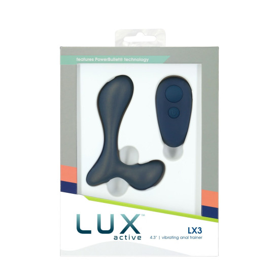 Вибромассажер простаты и промежности с дистанционным управлением Lux Active LX3 Vibrating Anal Trainer