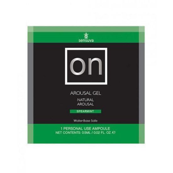 Пробник збуджуючі гелю для клітора зі смаком м'яти Sensuva ON Arousal Gel for Her Spearmint, 6 ml