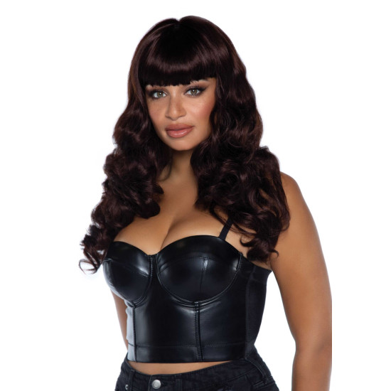 Волнистый парик с реалистичным эффектом, коричневый, 61 см Leg Avenue Misfit Long Wavy Wig, Brown