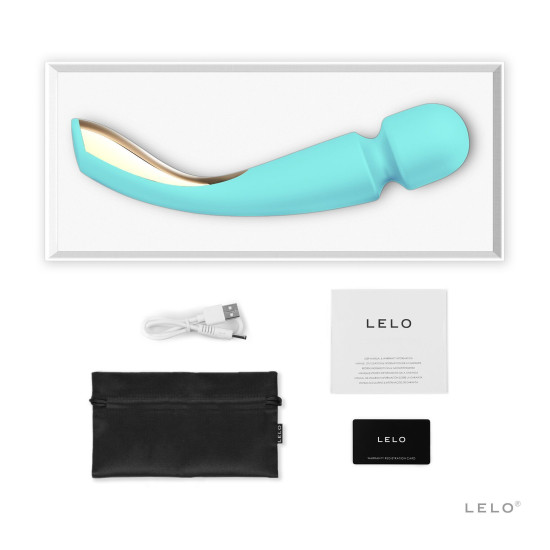 Вибромассажер, бирюзовый LELO Smart Wand 2 Large Aqua