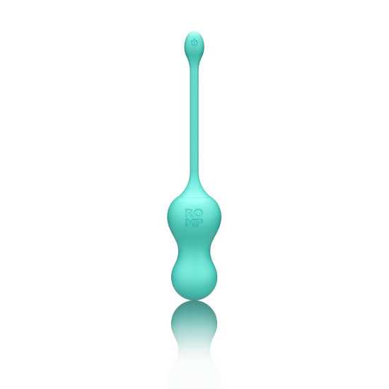 Віброяйце для точки G з пультом управління, водонепроникне Romp Cello Light Teal