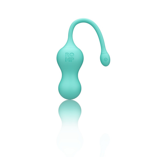 Віброяйце для точки G з пультом управління, водонепроникне Romp Cello Light Teal