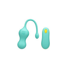 Віброяйце для точки G з пультом управління, водонепроникне Romp Cello Light Teal