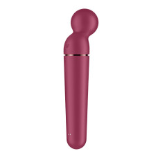 Потужний бездротовий вібромасажер, бордово-золотий Satisfyer Planet Wand-er Berry/Rosegold
