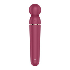 Потужний бездротовий вібромасажер, бордово-золотий Satisfyer Planet Wand-er Berry/Rosegold