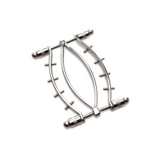 Затискач для статевих губ із регульованим тиском, Master Series Spread'Em Poker Vagina Clamp with Adjustable Pressure Screws
