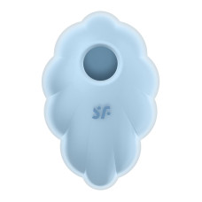 Вакуумний стимулятор з вібрацією, блакитний Satisfyer Cloud Dancer Blue