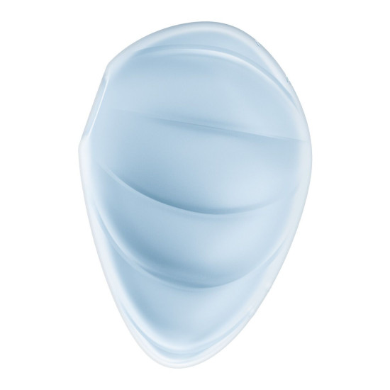 Вакуумний стимулятор з вібрацією, блакитний Satisfyer Cloud Dancer Blue