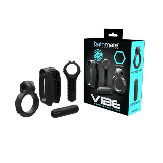 Вібронабір з 3 іграшок (вібропуля і лубрикант 93 ml) Bathmate Vibe Endurance Kit