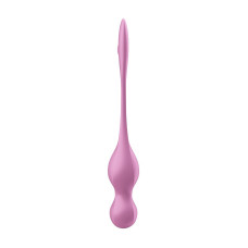 Вагінальні смарт-кульки з вібрацією, 78 г, рожеві Satisfyer Love Birds 1 Connect App Pink