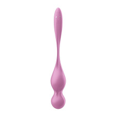 Вагінальні смарт-кульки з вібрацією, 78 г, рожеві Satisfyer Love Birds 1 Connect App Pink