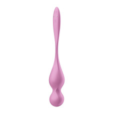 Вагінальні смарт-кульки з вібрацією, 78 г, рожеві Satisfyer Love Birds 1 Connect App Pink