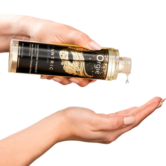 Увлажняющее массажное масло для тантрического массажа Orgie Tantric Love Ritual, 200 ml