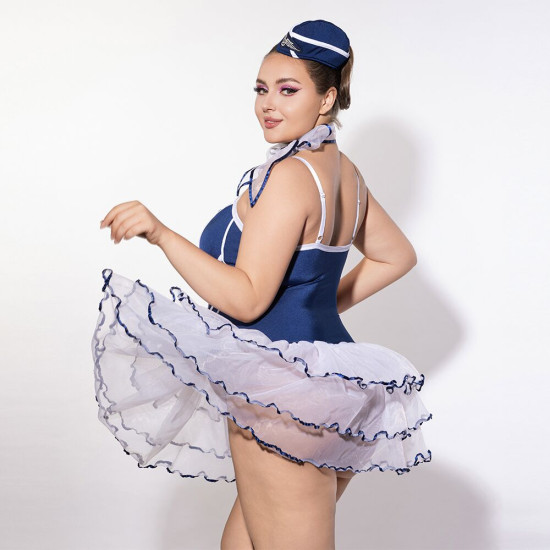 Еротичний костюм стюардеси JSY P61122, Plus Size