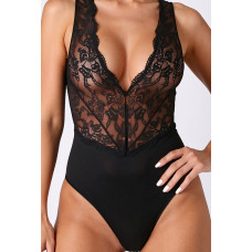 Сексуальное боди, черное Passion Evalie Body Black, S