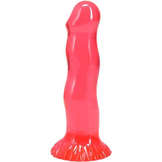 Набір фалоімітаторів, фіолетовий, рожевий, зелений Doc Johnson Crystal Jellies - Dong Starter Set - Purple, Pink, Green