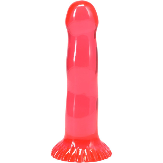 Набір фалоімітаторів, фіолетовий, рожевий, зелений Doc Johnson Crystal Jellies - Dong Starter Set - Purple, Pink, Green