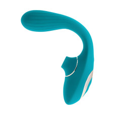 Вібратор, бірюзовий S Pleasures Dual Suction - Turquoise