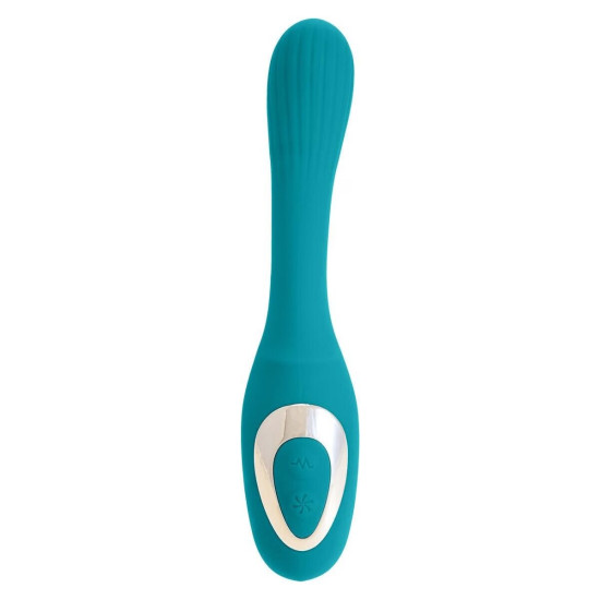 Вибратор, бирюзовый S Pleasures Dual Suction - Turquoise