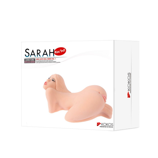 Мастурбатор мини-кукла с вибрацией и массажем Kokos Sarah 2WayPlus