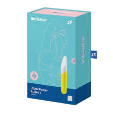 Мінівібратор з гнучким язичком, жовтий Satisfyer Ultra Power Bullet 7 Yellow