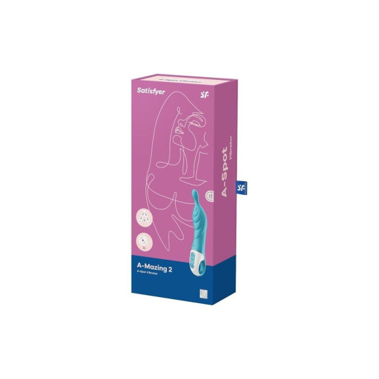 Вібратор, бірюзовий Satisfyer A-Mazing 2 Turquoise