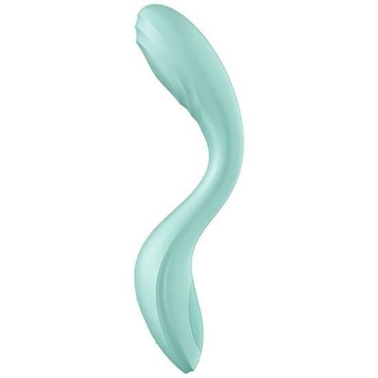 Вібратор, м'ятний Satisfyer Rrrolling Pleasure Mint