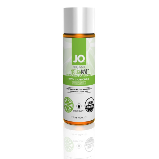 Лубрикант с экстрактом листьев агавы и ромашки на водной основе JO NATURALOVE ORGANIC, 60 ml