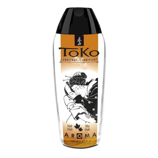 Съедобный лубрикант без сахара с кленовым вкусом на водной основе Shunga Toko AROMA Maple Delight, 165 ml