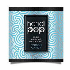 Пробник смакової змазки зі смаком солодкої вати Sensuva Handipop Cotton Candy, 6 ml
