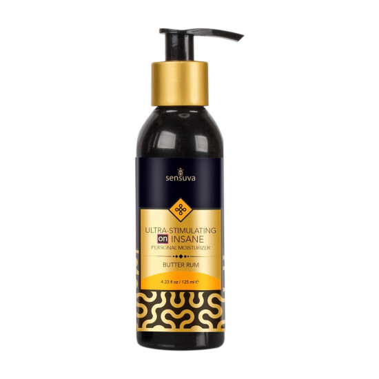 Збуджуюча змазка на гібридній основі Sensuva Ultra-Stimulating On Insane Butter Rum, 125 ml