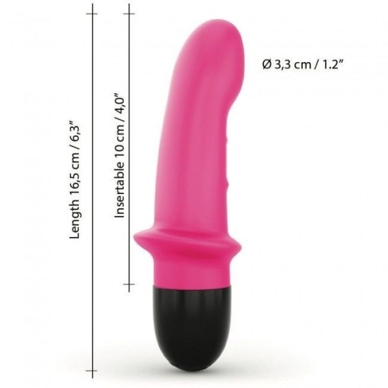 Вибратор для точки G и массажа простаты, перезаряжаемый, малиновый Dorcel Mini Lover Magenta 2.0