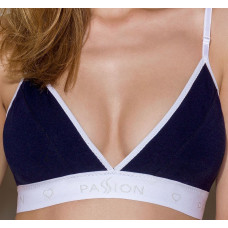 Спортивний топ з подвійними бретелями, темно-синій Passion PS007 Top Navy Blue, XL