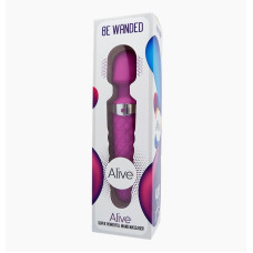 Мини-вибромассажер, фиолетовый Alive Be Wanded Purple
