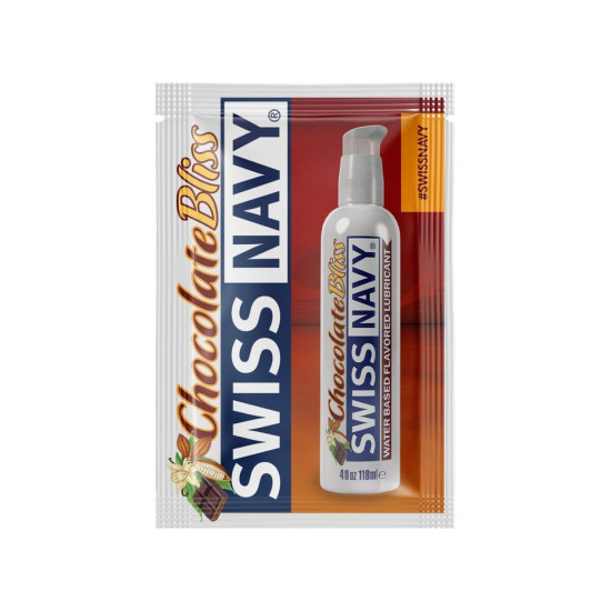 Пробник лубриканта з шоколадним ароматом Swiss Navy Chocolate Bliss, 5 ml