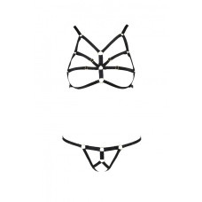 Комплект білизни зі стреп Armanda Set Passion Exclusive Black, S/M