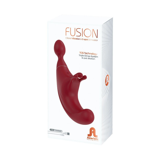 Вібромасажер 3 в 1 з пульсуючим кінчиком Adrien Lastic Fusion