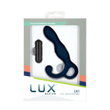 Масажер простати з вібропулею, темно-синій, розмір 5,75 дюймів Lux Active LX1 Anal Trainer Dark Blue